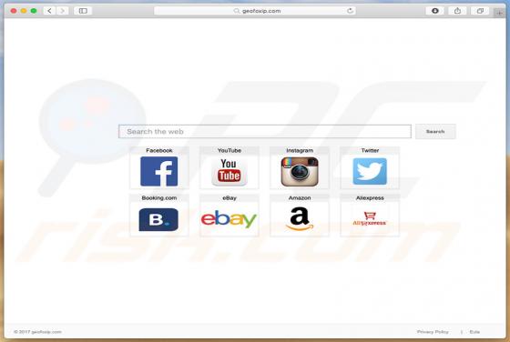 Redirection Geofoxip.com (Mac)