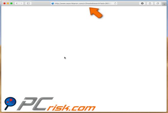 Redirection Searchbaron.com (Mac)