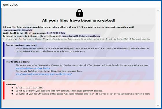 Logiciel de rançon Adame