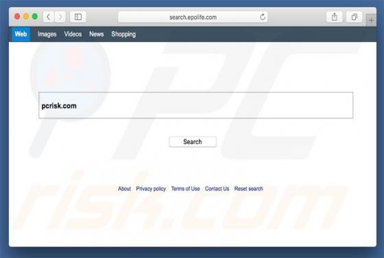 Redirection Search.epolife.com (Mac)