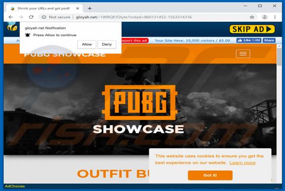 Publicités Gloyah.net