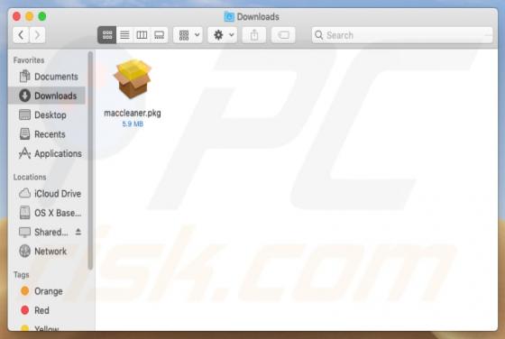 Virus Maccleaner.pkg (Mac)