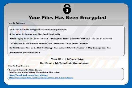 Logiciel de Rançon Lazarus