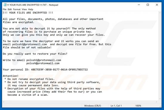 Logiciel de Rançon Buran