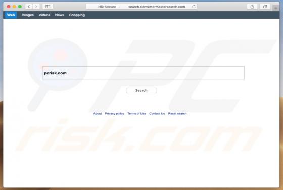 Redirection Search.convertermastersearch.com (Mac)