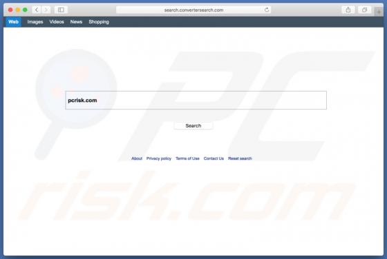 Redirection Search.convertersearch.com (Mac)