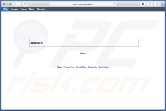 Redirection Search.remakovell.com (Mac)