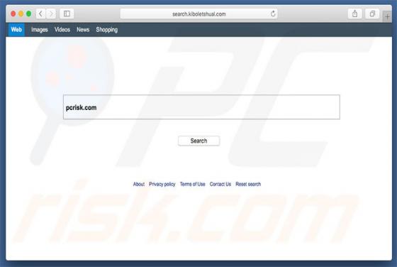 Redirection Search.kiboletshual.com (Mac)