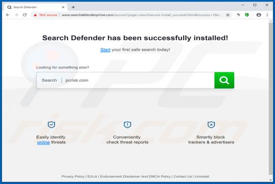 Pirate de Navigateur Search Defender Prime
