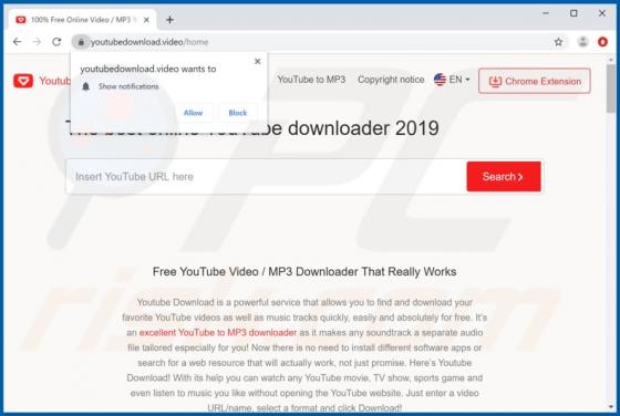 Publicités Youtubedownload.video