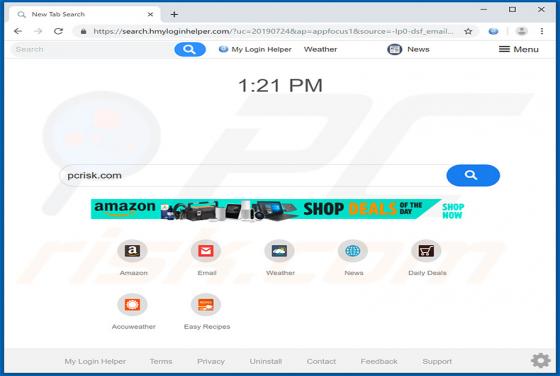 Pirate de Navigateur My Login Helper
