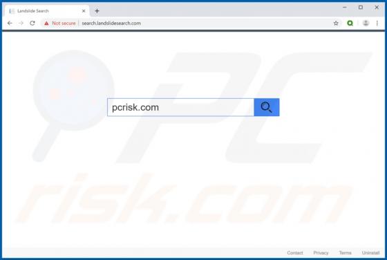 Pirate de Navigateur Landslide Search