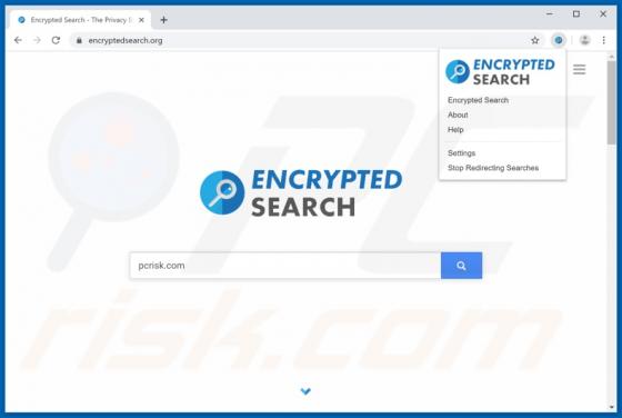 Redirection Encryptedsearch.org