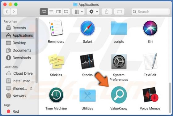 Publiciel ValueKnow (Mac)