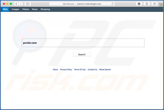 Redirection Search.trustnokogiri.com (Mac)