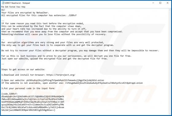 Rançongiciel NetWalker