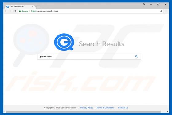 Redirection Gosearchresults.com