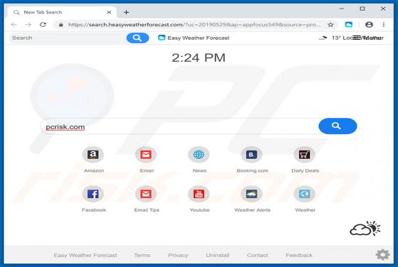 Pirate de Navigateur Easy Weather Forecast