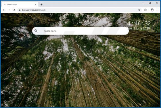 Pirate de Navigateur Mazy Search