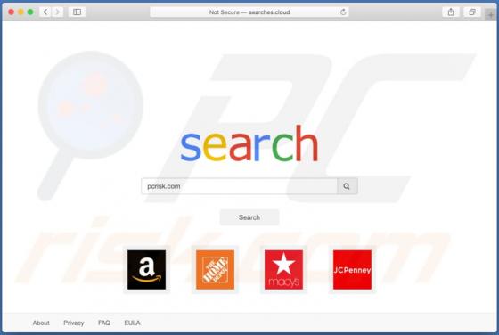 Redirection Searches.cloud (Mac)