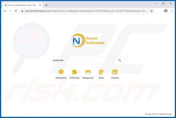 Pirate de Navigateur Remove Notifications