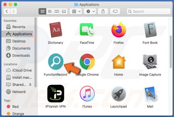 Publiciel FunctionRecord (Mac)