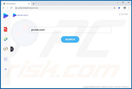 Pirate de Navigateur StreamItSearch