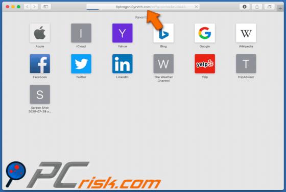 Redirection 0yrvtrh.com (Mac)