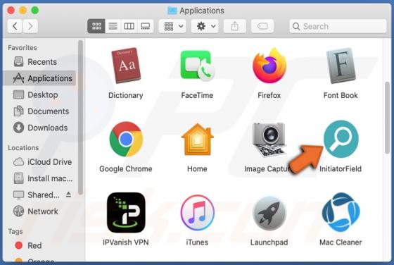 Publiciel InitiatorField (Mac)