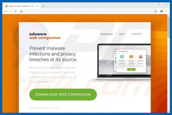Application non désirée Web Companion
