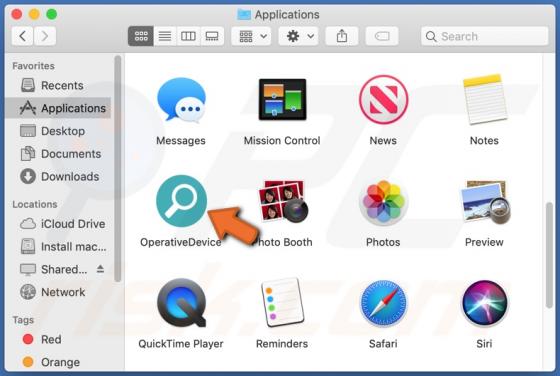 Publiciel OperativeDevice (Mac)