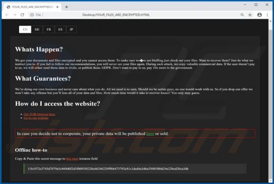 Rançongiciel Suncrypt