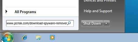 suppresseur de téléchargement en utilisant la boîte de dialogue dans Windows 7
